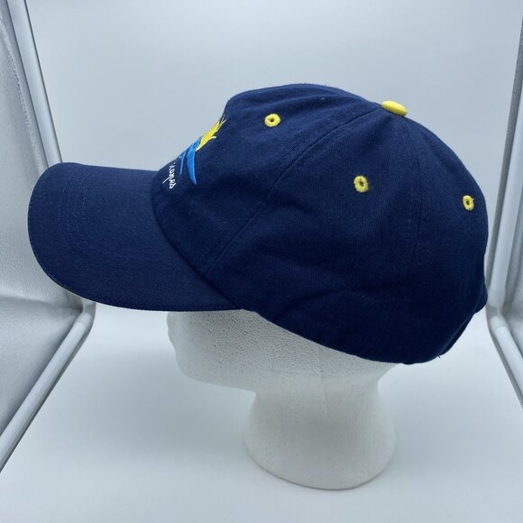 Great Escapes Blue Performance Food Service Hat Cap Adjustable Hook & Loop - Picture 5 of 9